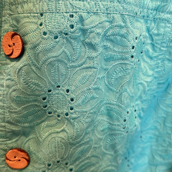 Eyelet Design Jacket - Picture 5 of 6